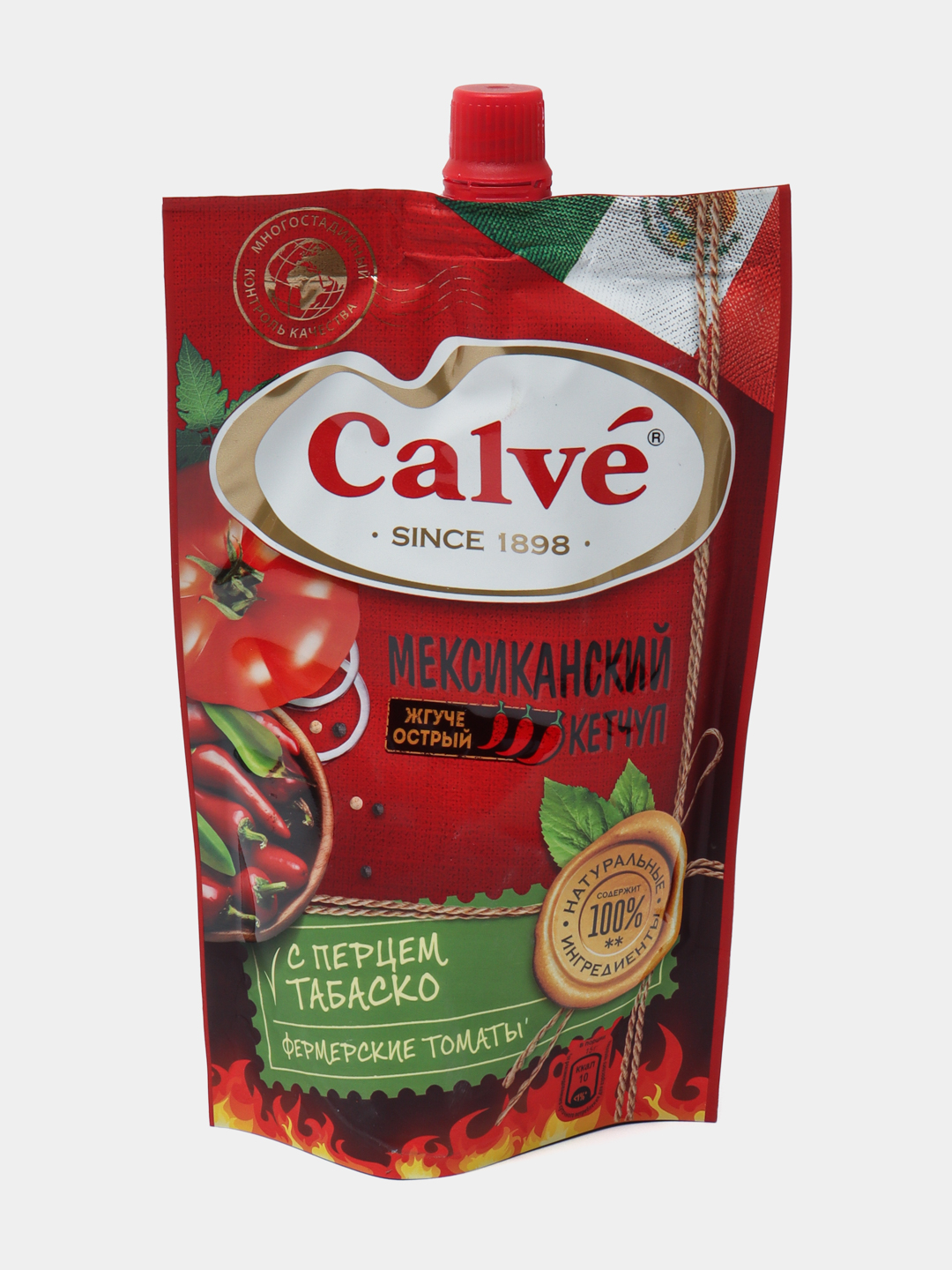 Кетчуп Calve Мексиканский, с перцем табаско, 350 г - 