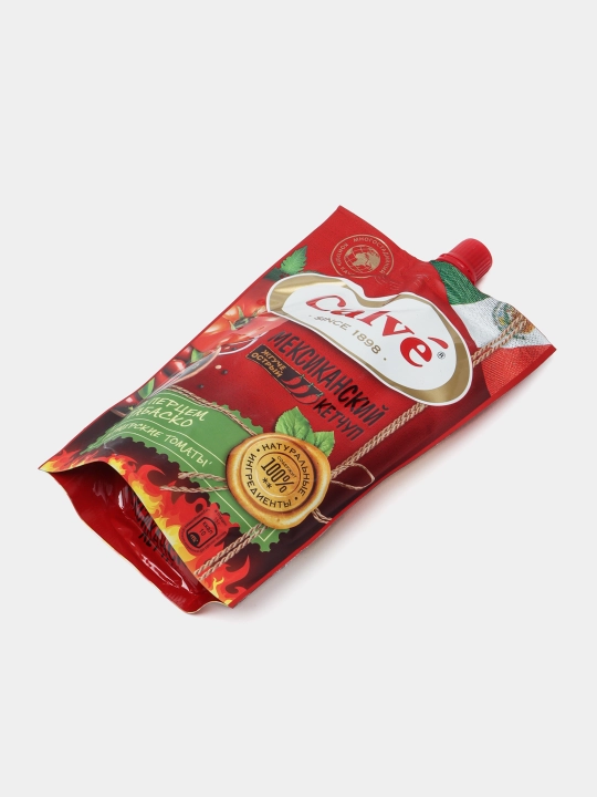 Кетчуп Calve Мексиканский, с перцем табаско, 350 г