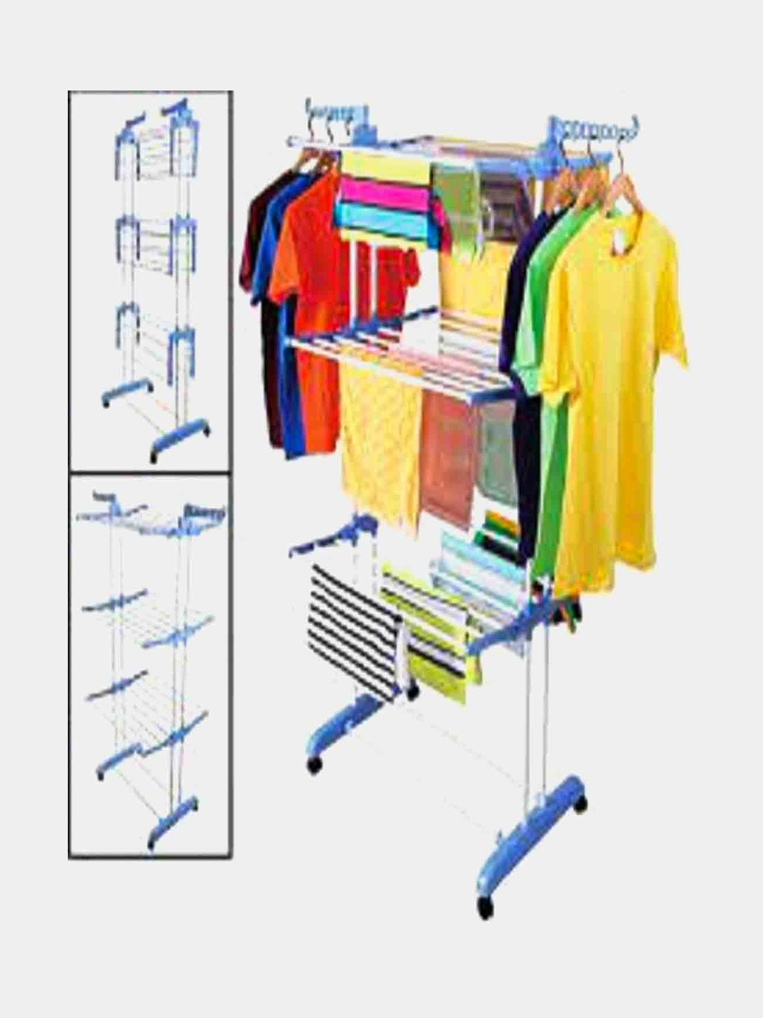 Купить Сушилка Многофункциональная передвижная полка-вешалка для ...