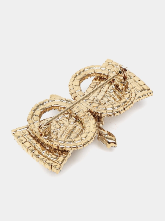 Ribbon ayollar to'g'nog'ichi toshlari rangi Gold