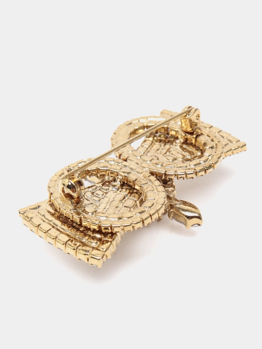 Ribbon ayollar to'g'nog'ichi toshlari rangi Gold