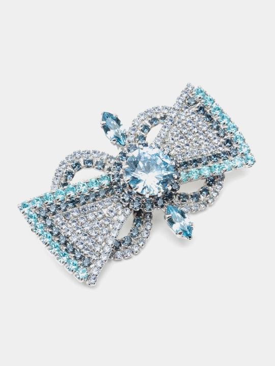 Ribbon ayollar to'g'nog'ichi toshlari rangi Rhodium - 