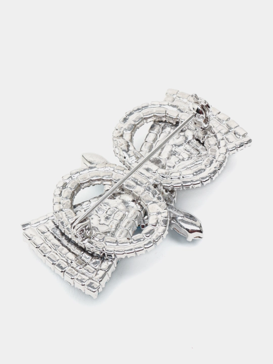 Ribbon ayollar to'g'nog'ichi toshlari rangi Rhodium