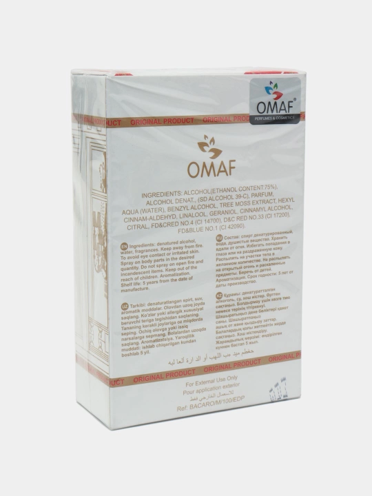 Parfyumlangan suv Omaf Medium Bacaro 540, 100 ml