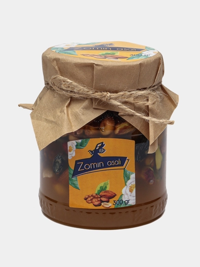 Yong'oqli asal Zomin, 330 g - 