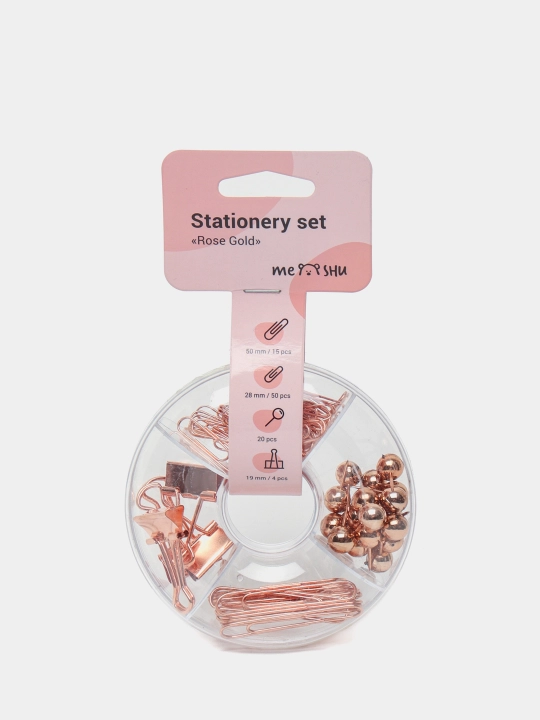 Ofis to'plami Meshu RoseGold, 89 ta element 36946