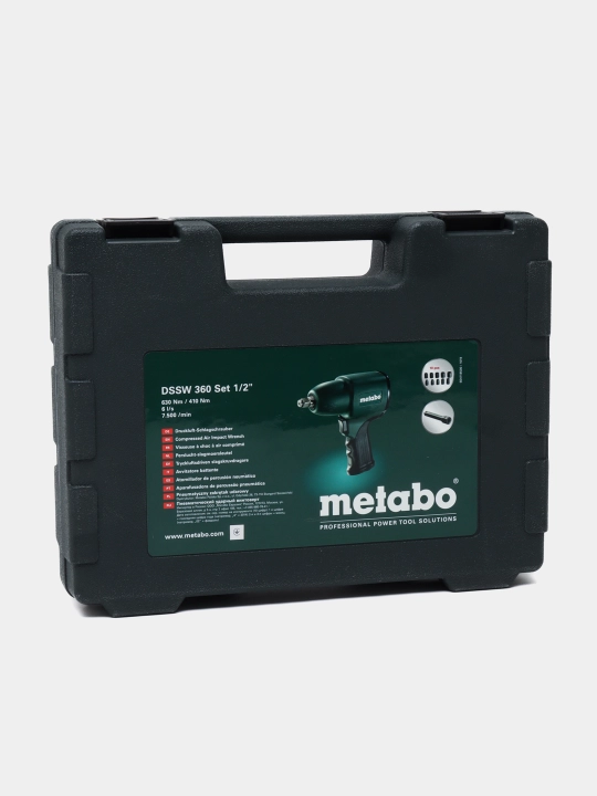 Pnevmatik zarba gayka burg'ich "Metabo DSSW 360 Set 1/2" 604118500