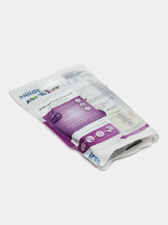 Ona sutini saqlash uchun paketlar Philips Avent, 25 dona
