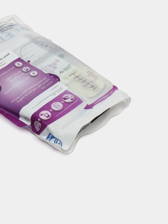 Ona sutini saqlash uchun paketlar Philips Avent, 25 dona