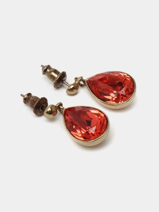Серьги Nicoll с кристаллами Swarovski, цвет staro/zlato 
