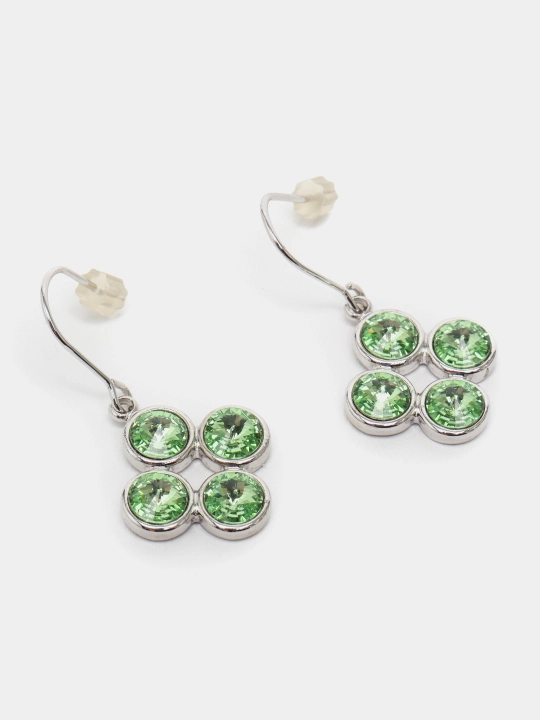 Ayollar ziragi toshlari Mini Rivoli 4' Rhodium rangli kristalli