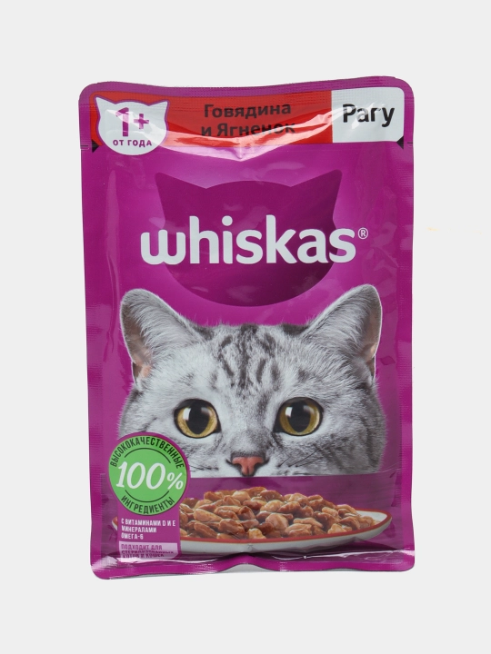 Влажный корм Whiskas для кошек 24 шт - 
