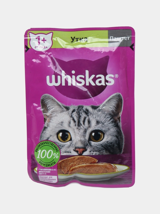 Влажный корм Whiskas для кошек 24 шт - 