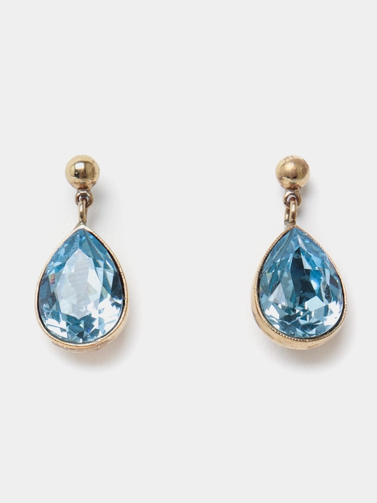Серьги Nicoll с кристаллами Swarovski, цвет staro/zlato  - 