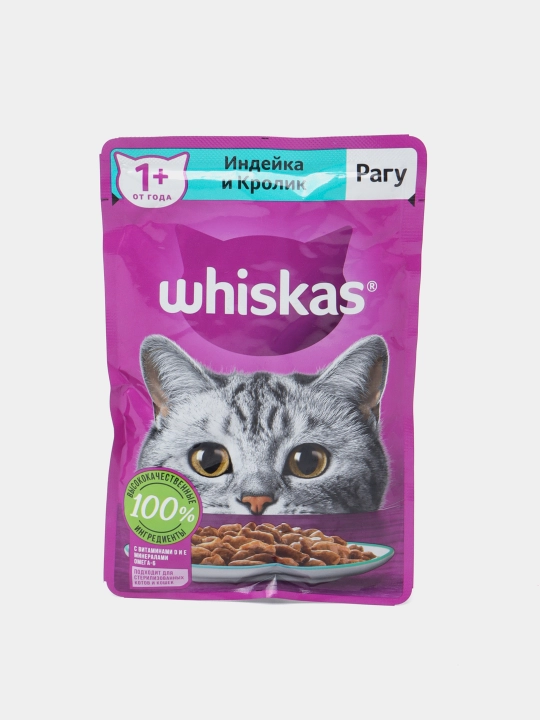 Влажный корм Whiskas для кошек, 24 шт - 