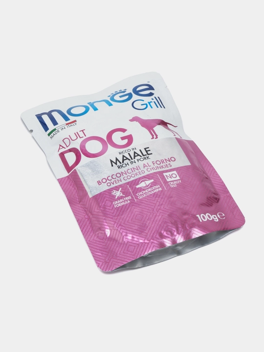 Nam ovqat Monge Grill, cho'chqa go'shti bo'laklari, 100 g