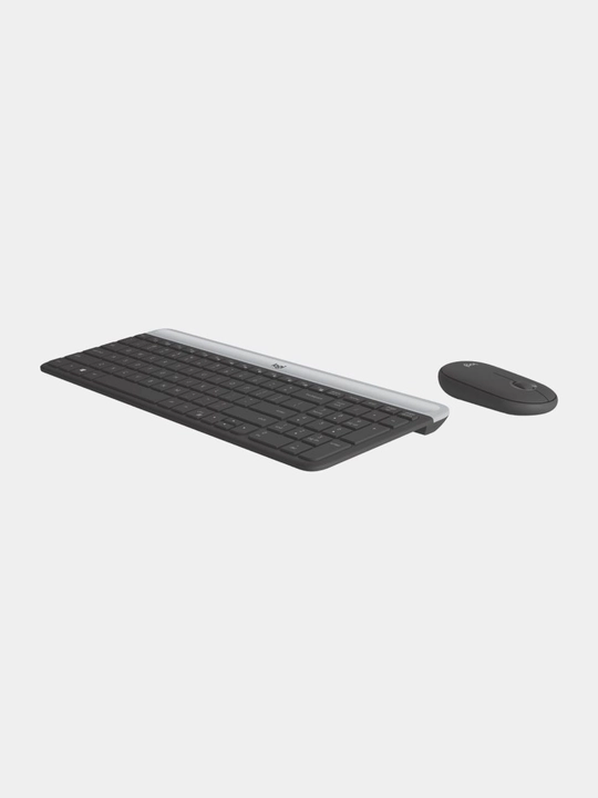Клавиатура и мышь Logitech mk 470 slim combo, беспроводная