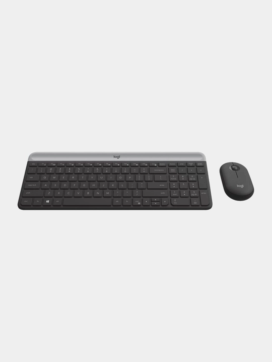 Клавиатура и мышь Logitech mk 470 slim combo, беспроводная