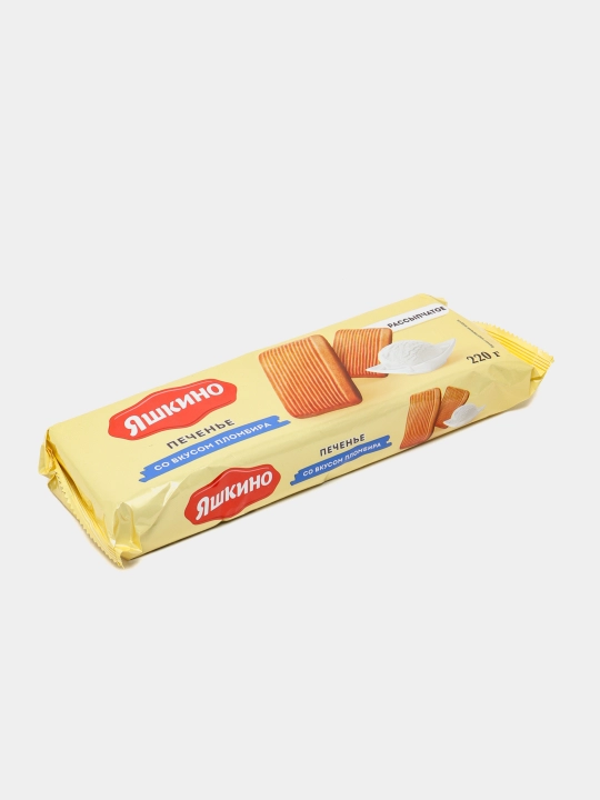 Печенье Яшкино, со вкусом пломбира, 220 г