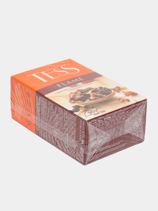 Чай красный Tess Flame, "Гибискус с ароматом земляники и с розовым перцем", 90 г