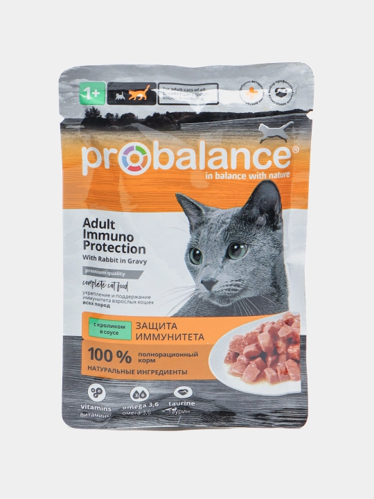 Влажный корм для взрослых кошек ProBalance, 24 шт - 