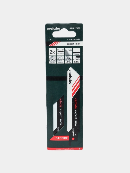 Пилки для сабельных пил Expert Inox, 2 шт, 115 * 1.25 мм - 