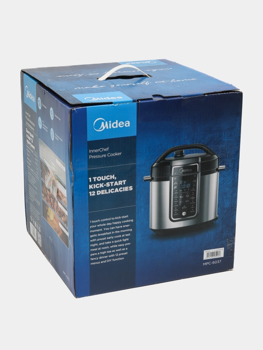 Супермощная мультиварка-скороварка Midea, чаша 5.7 л