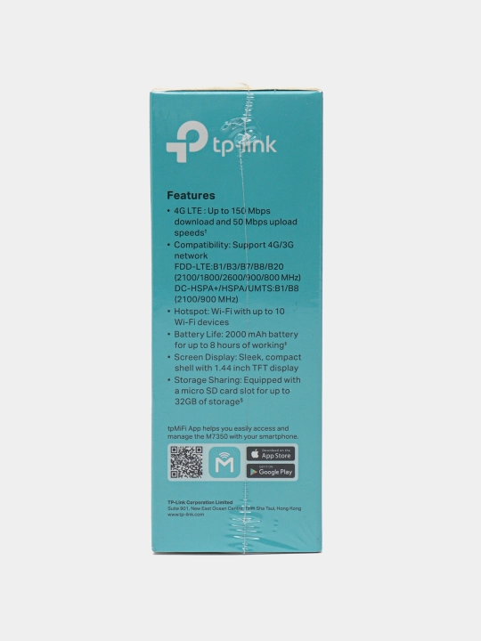 Мобильный WiFi роутер TP-LINK M7350 4G LTE, сим карта
