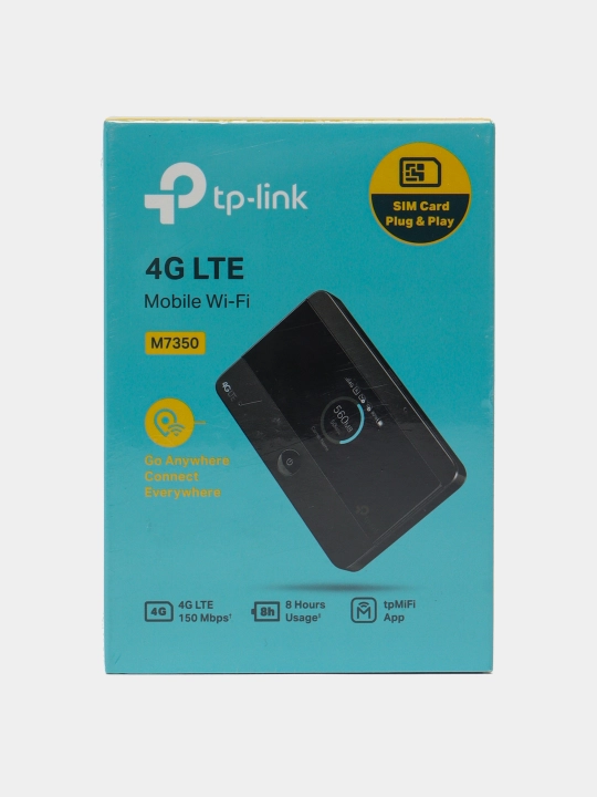 Мобильный WiFi роутер TP-LINK M7350 4G LTE, сим карта
