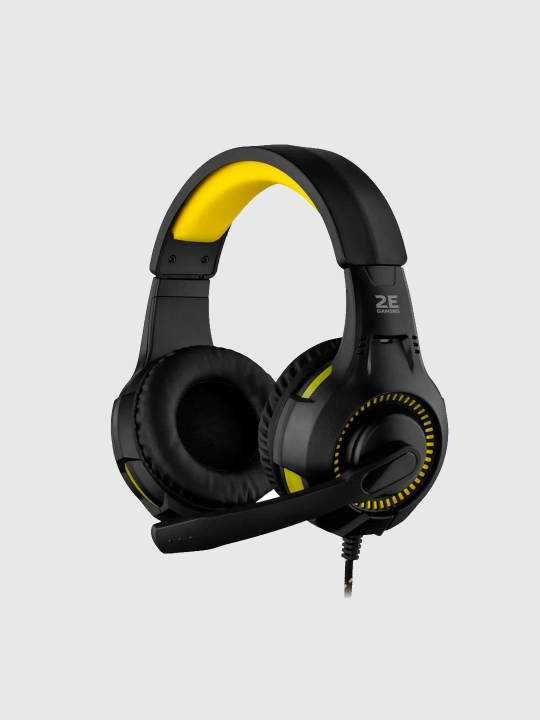 Игровые наушники проводные 2E Gaming HG300 LED 2E-HG300BK, с микрофоном и подсветкой