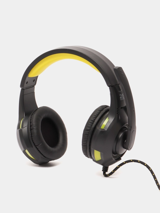 Игровые наушники проводные 2E Gaming HG300 LED 2E-HG300BK, с микрофоном и подсветкой
