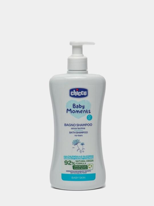 Пена-шампунь "Без слез" Chicco Baby Moments, 0 м+, 500 мл