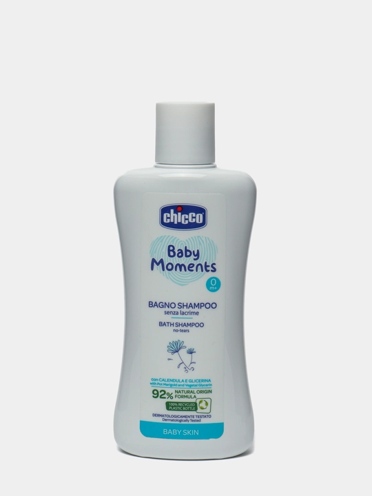 Пена-шампунь без слез Chicco Baby Moments 0 м+ 200 мл