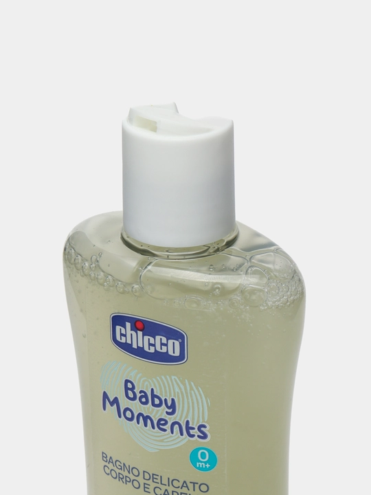 Нежная пена для тела и волос Chicco Baby Moments 0м+, 200 мл