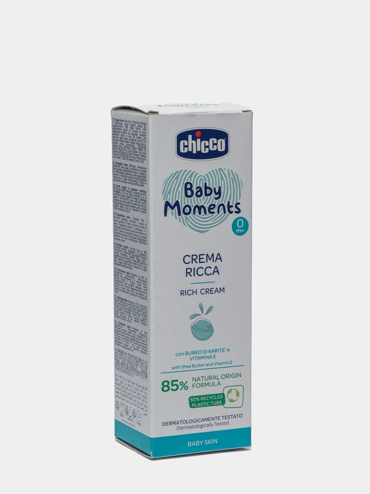 Крем питательный для детей Chicco Baby Moments, 0 месяцев+, 100 мл