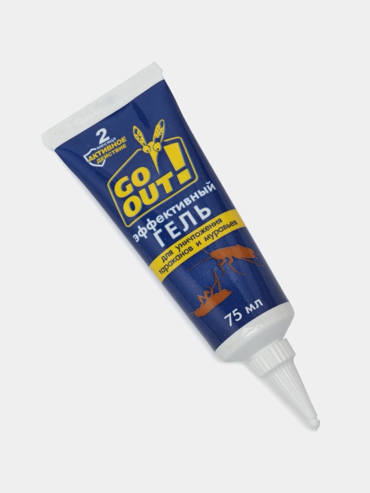 Hasharotlarni o'ldiradigan jel Go Out, 75 ml