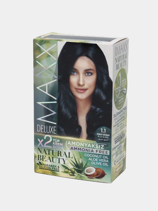 Крем-краска для волос без аммиака MAXX Deluxe Natural Beauty, безаммиачная краска