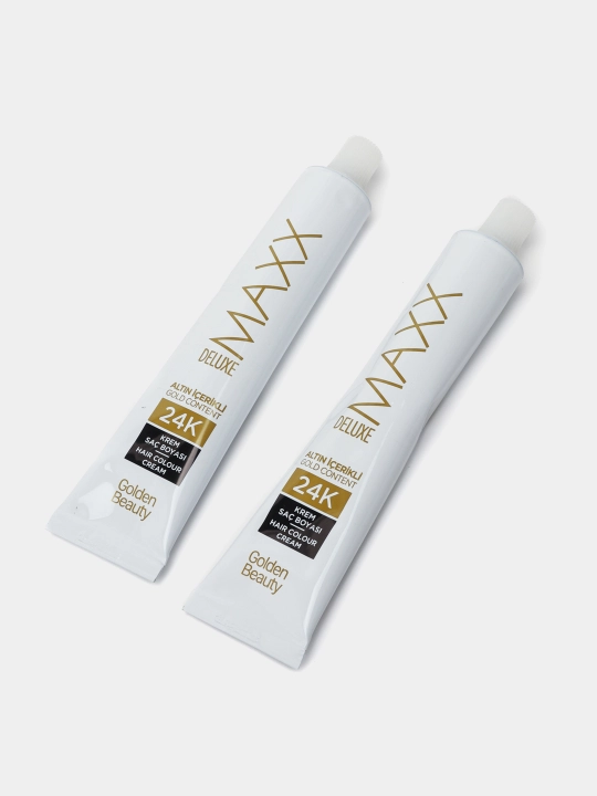 Крем-краска, набор для окрашивания волос, Maxx Deluxe Gold