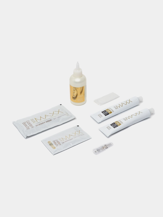 Крем-краска, набор для окрашивания волос, Maxx Deluxe Gold