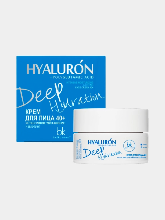 Крем для лица Belkosmex Hyaluron Deep Hydration 40+, 48 мл