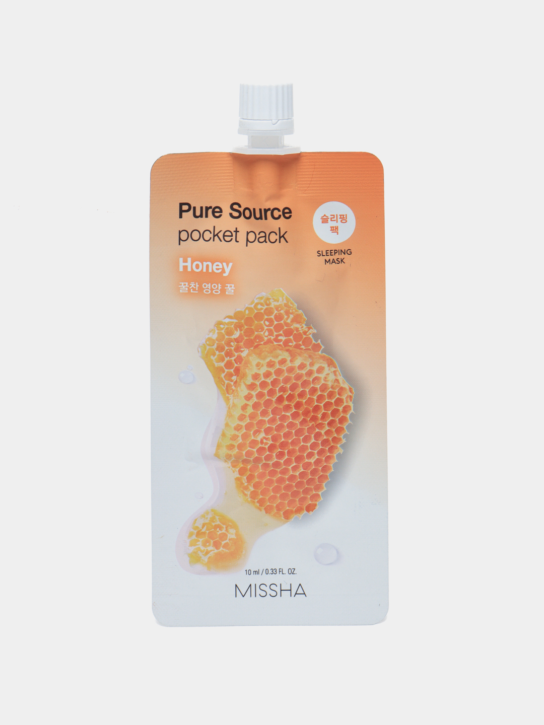 Купить Смягчающая ночная маска с медом Missha Pure Source Pocket Pack ...