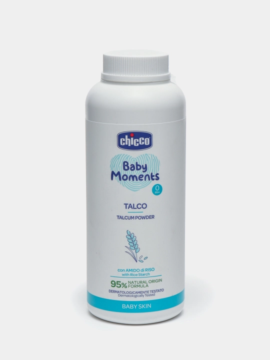 Детская присыпка тальк Chicco Baby Moments 0м+, 150 г