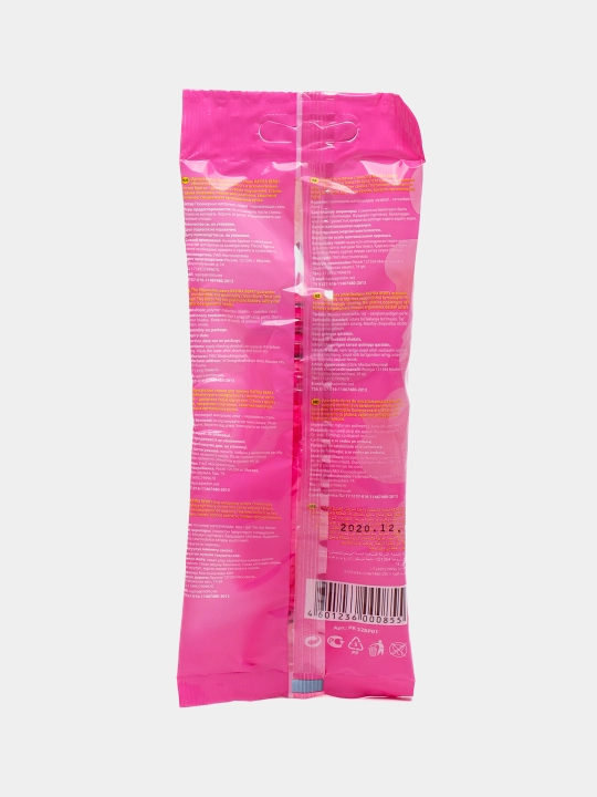 Bir marta ishlatiladigan ustara Rapira Berry 52BP0, 5 dona
