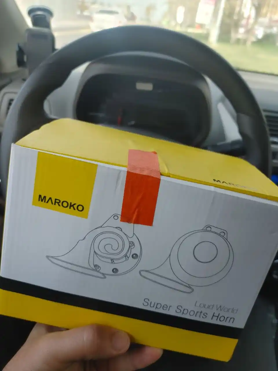 Звуковой сигнал марки Maroko победа, 12 В, 110 Дб, 320/380 Гц