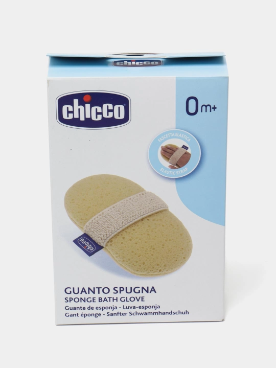 Губка для купания Chicco Baby Moments 0м+
