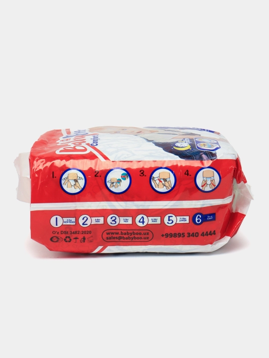 Детские подгузники BabyBoo Comfort Giant 6, 15+ кг, 20 шт