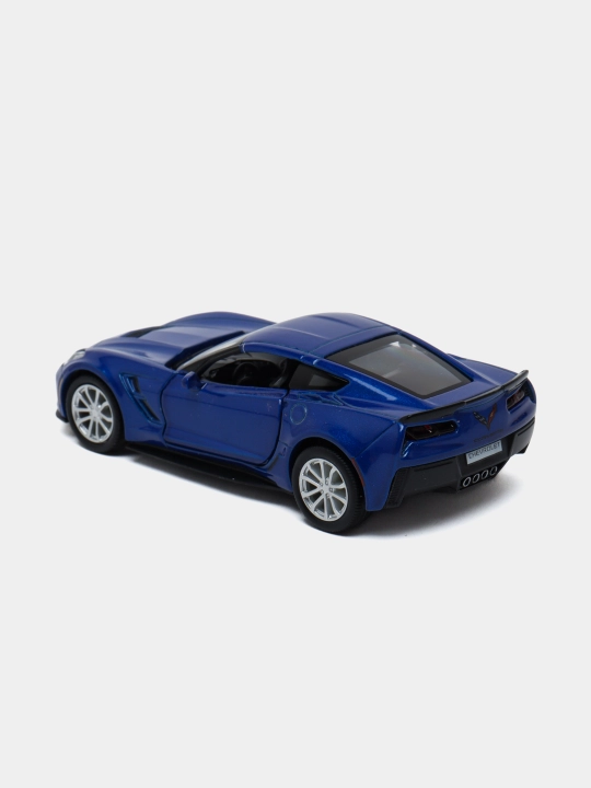 Инерционные коллекционные машинки 1:36, Chevrolet Corvette Grand Sport, синий