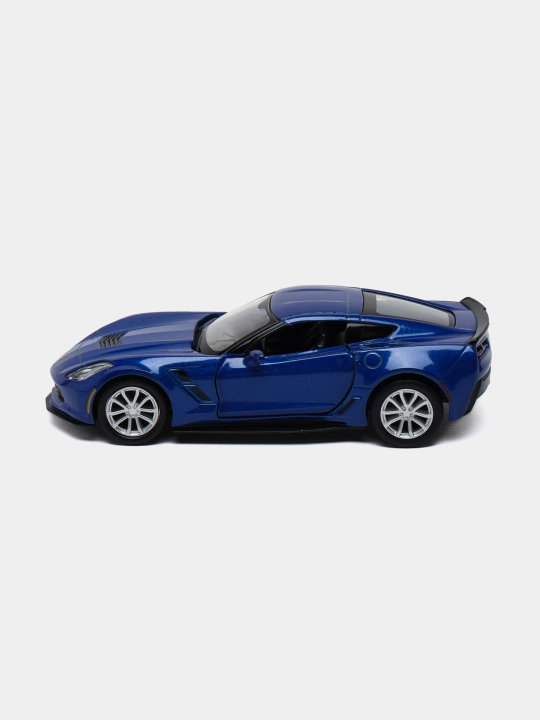 Инерционные коллекционные машинки 1:36, Chevrolet Corvette Grand Sport, синий