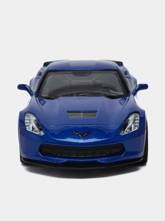 Инерционные коллекционные машинки 1:36, Chevrolet Corvette Grand Sport, синий