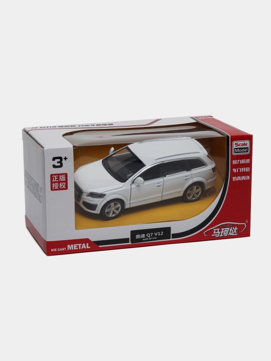 Инерционные коллекционные машинки 1:36, AUDI Q7 V12 белый
